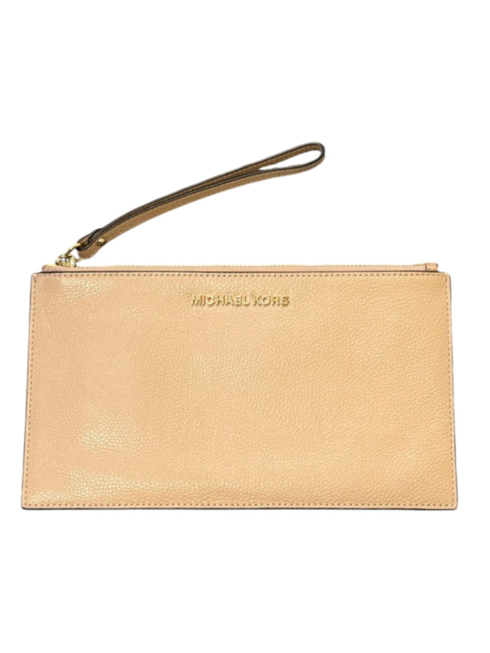 Women's Michael Kors Beige Wristlet Clutch